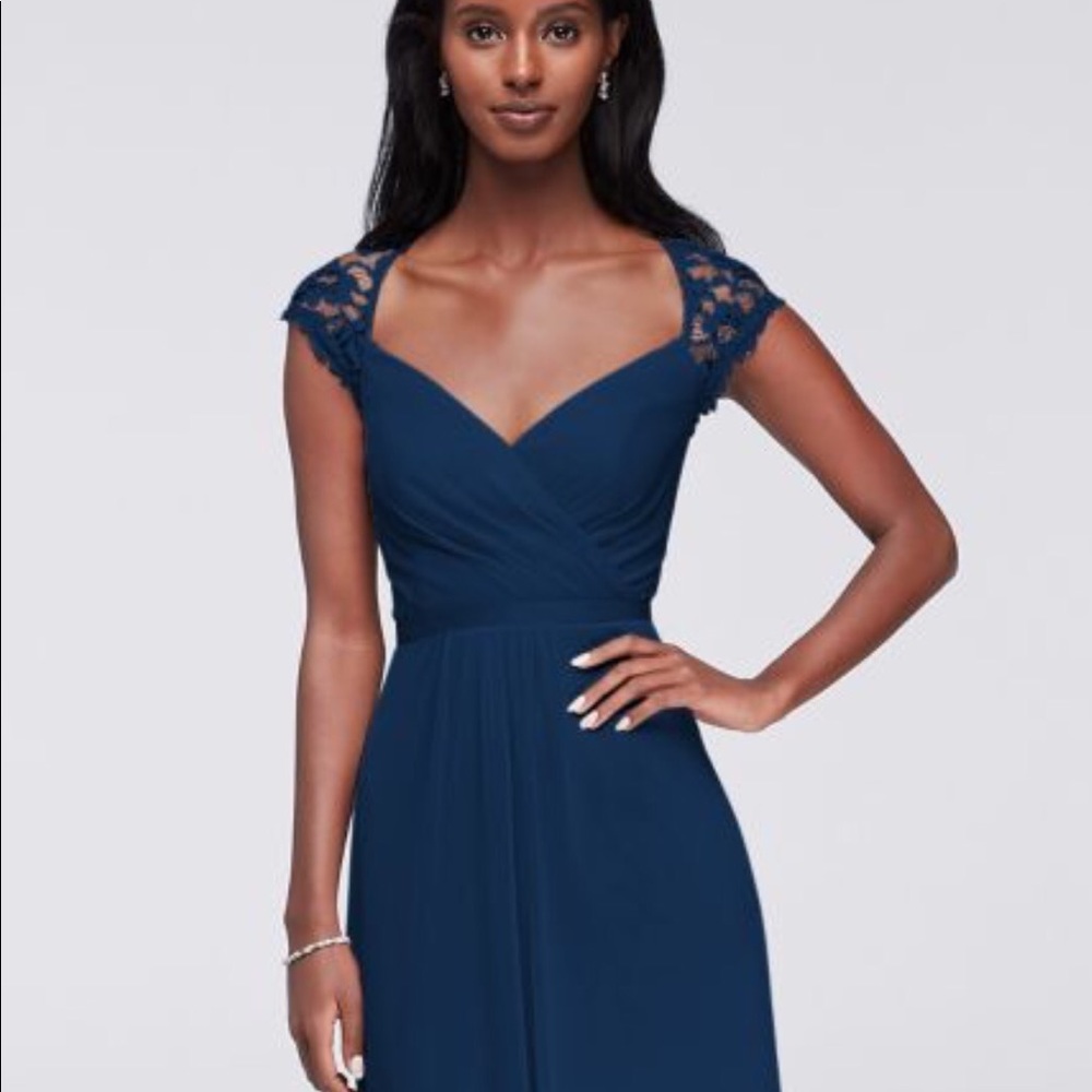 David’s Bridal style #F19505PETAL color petal sz4